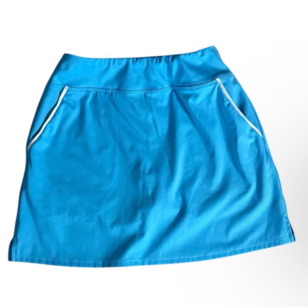 Sigrid Olsen Blue Print Golf & Tennis with Pockets Pull On Skort Size XS